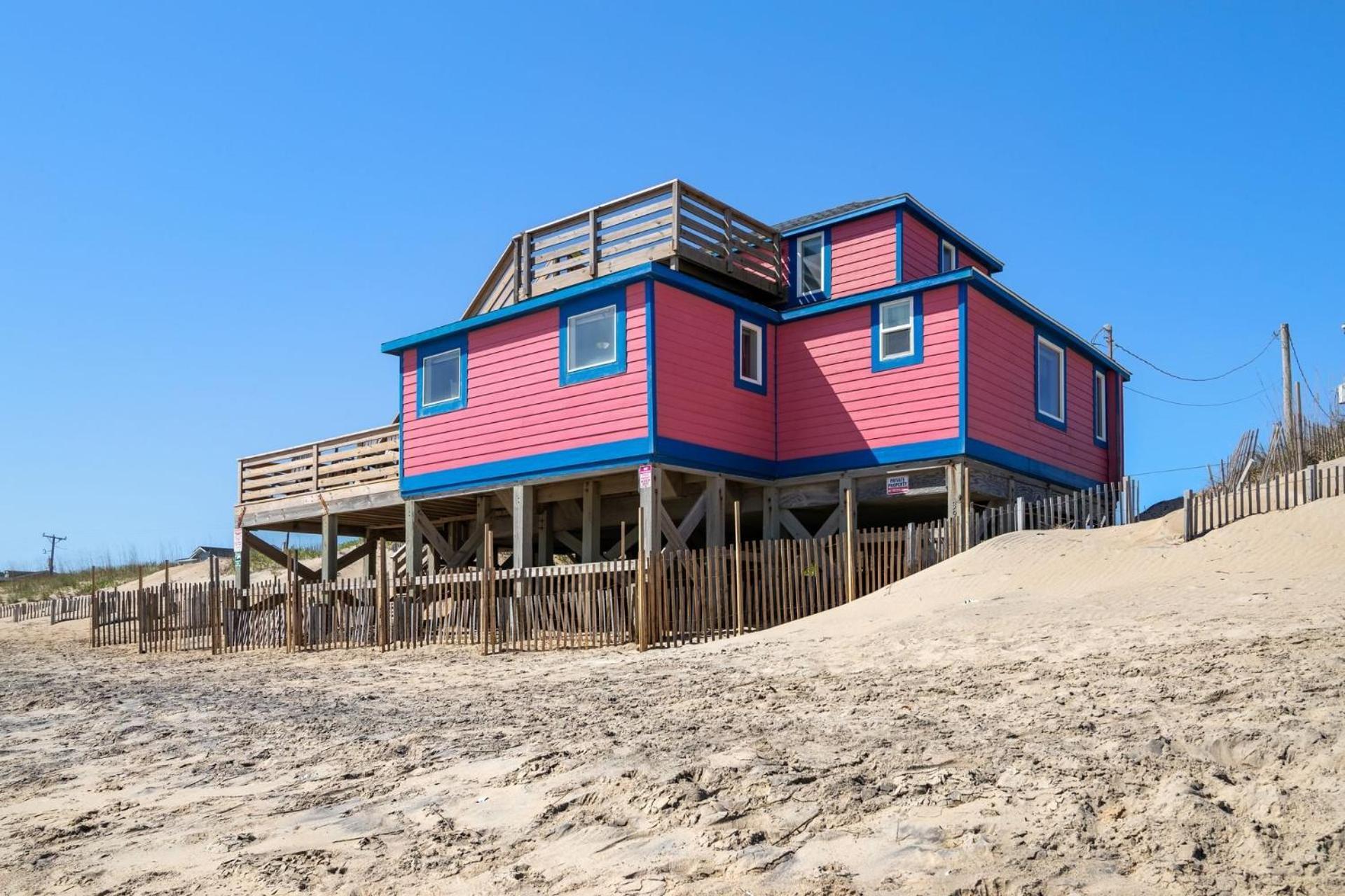 4102 Pelicans Perch: The Iconic Obx Oceanfront Кітті-Хок Екстер'єр фото